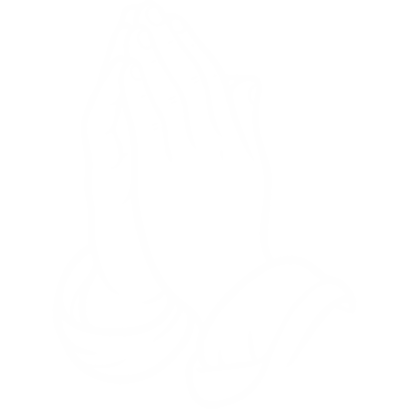 bendicion icono blanco